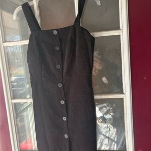 Black Button-Down Dress